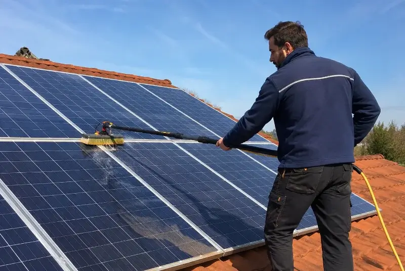 Nettoyage et entretien de panneaux solaires à Livet-et-Gavet